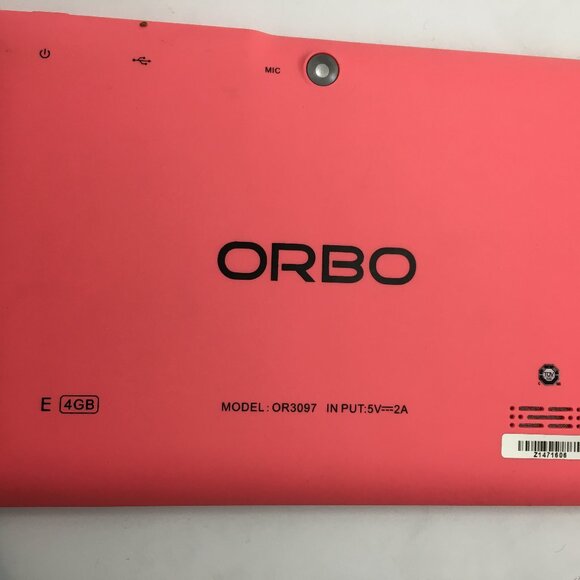 Orbo Jr. Android Wi-Fi Tablet 7" Touch Display Special Kids Edition Pink OR3097 - Picture 4 of 16